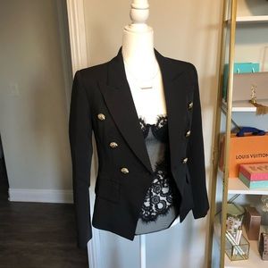 LOVEXLABELS MEDIUM BLACK BOYFRIEND BLAZER